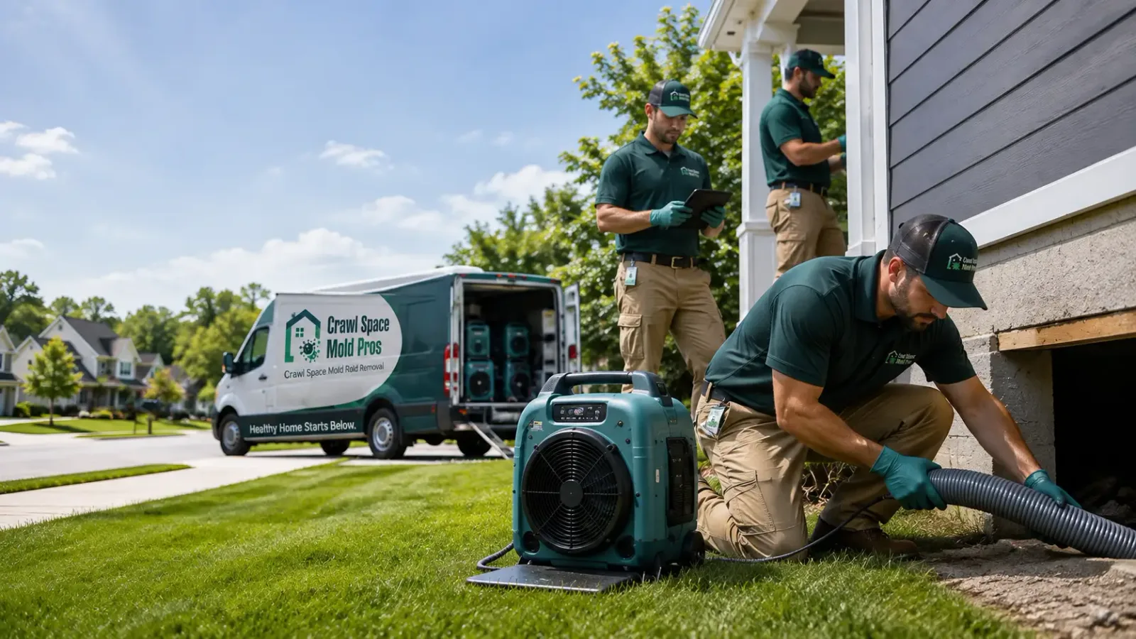Crawl Space Mold Removal in Malvern, OH